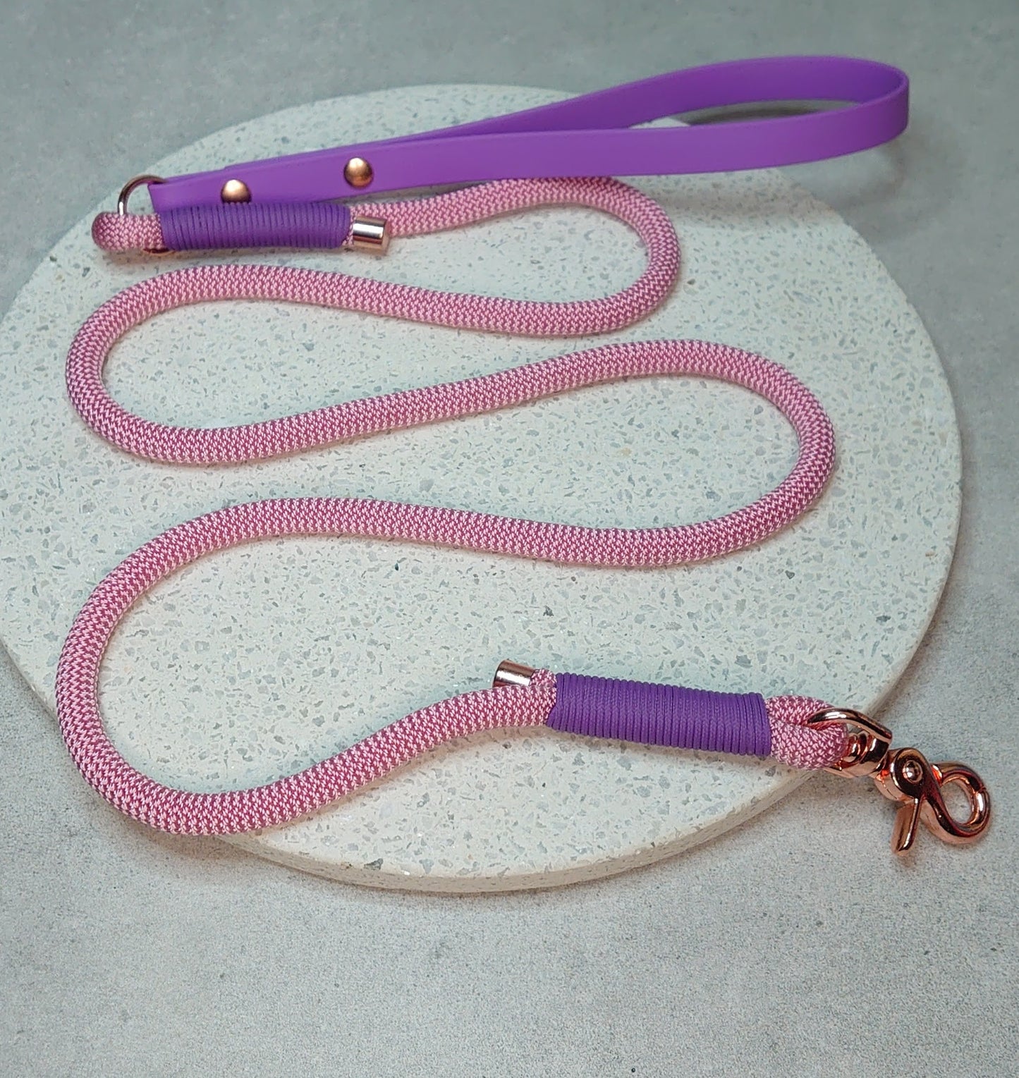 Rope lead with biothane handle - Design your own