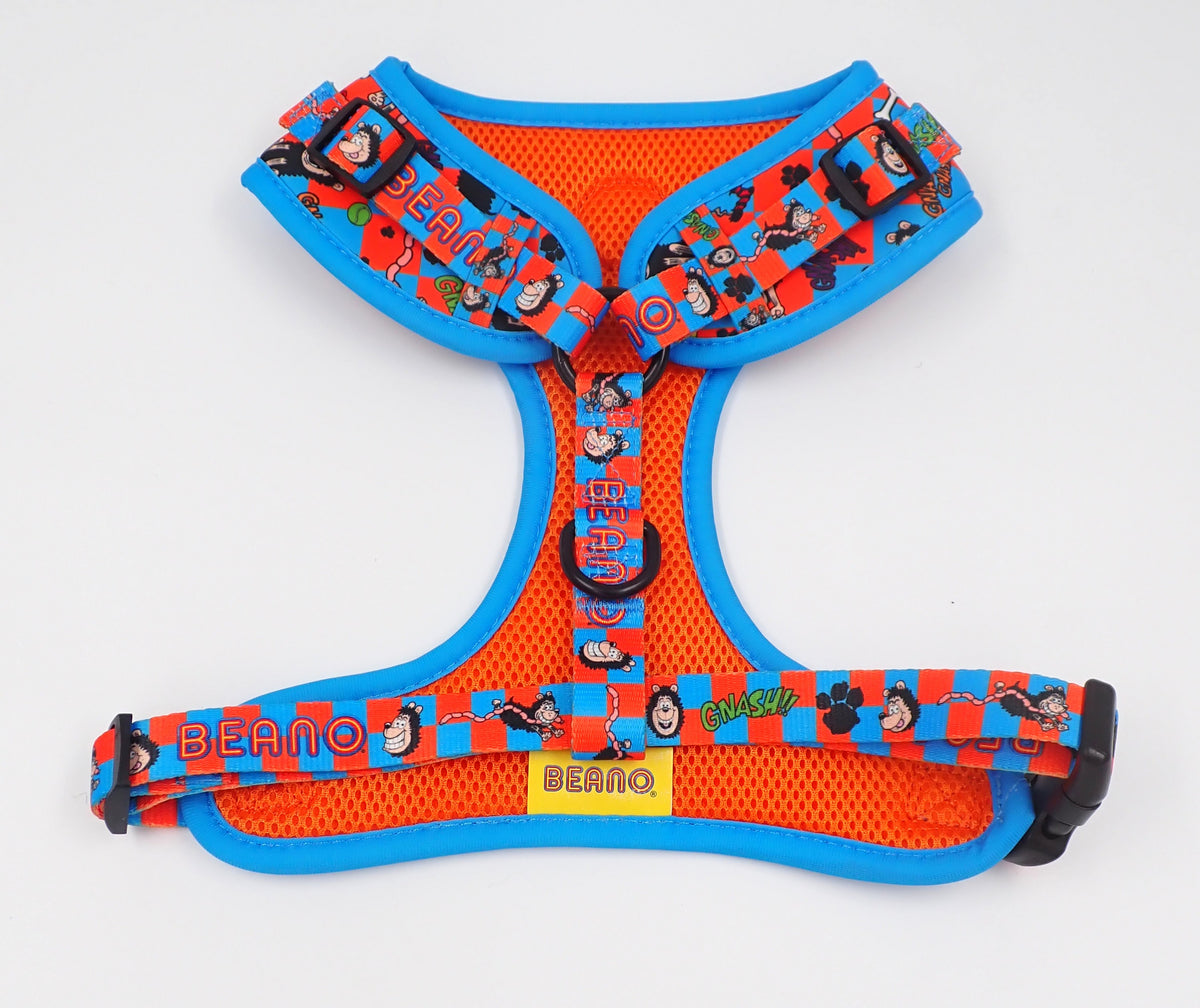 Official Beano Gnasher Dog Harness | Woodle Designs | Ireland & UK