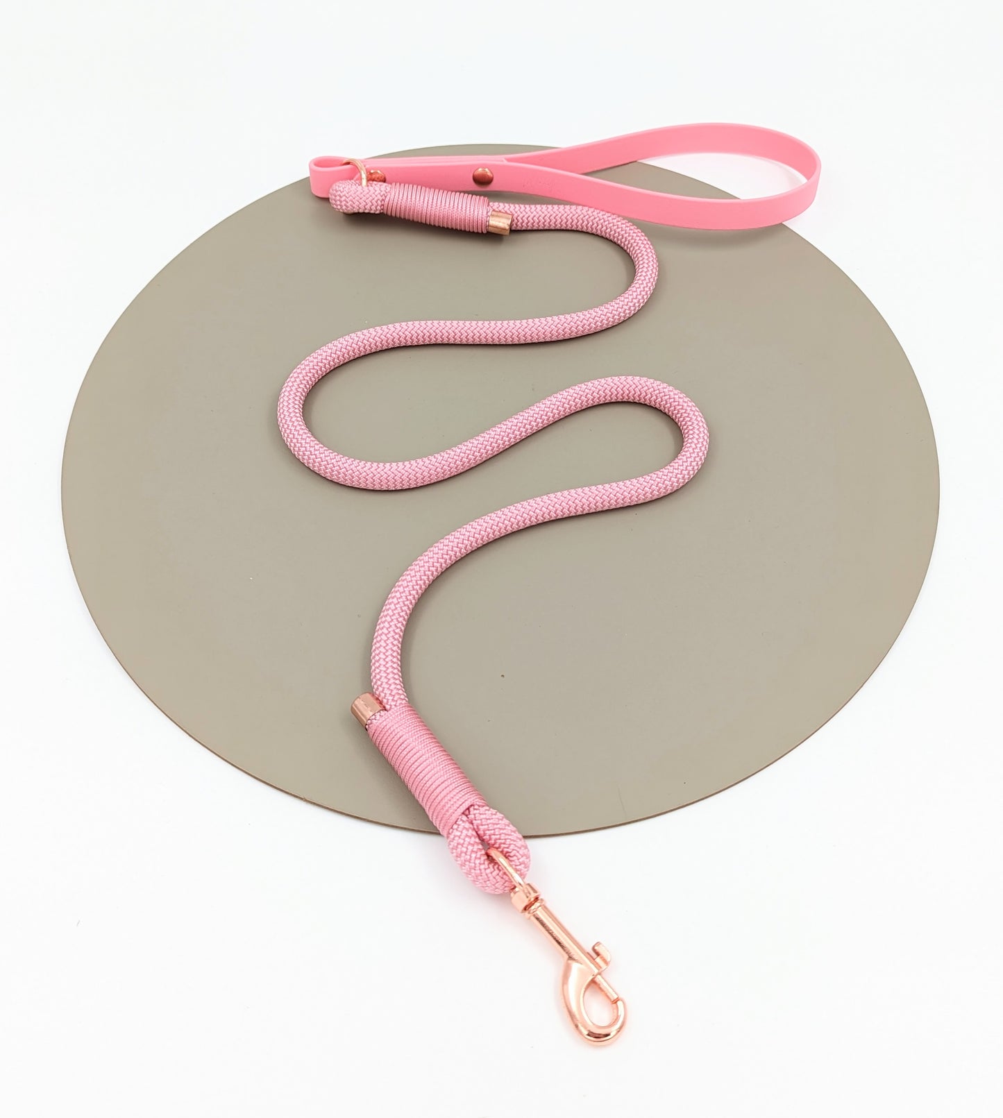 Dog lead in rope and BioThane handmade in Ireland