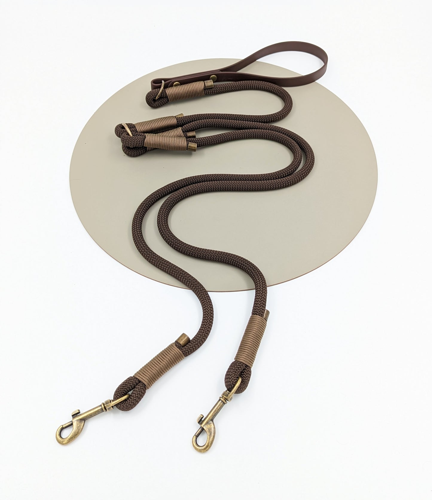 Handmade dog lead for two dogs, split lead for dogs, Ireland, dog accessories, design your own