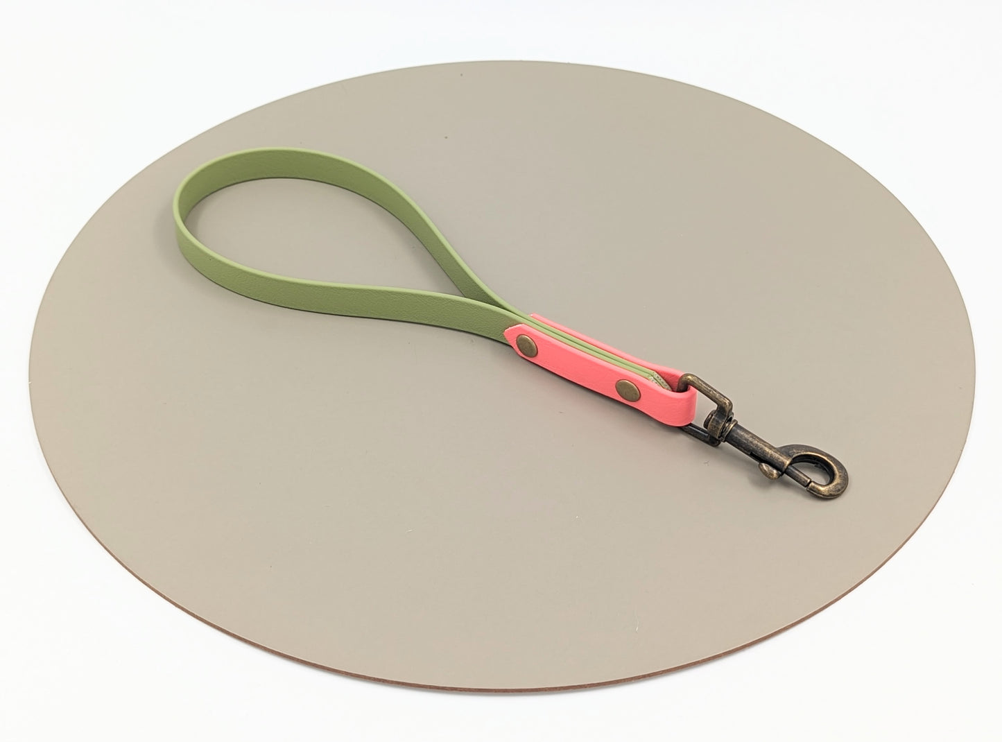 BioThane traffic lead designed to keep your dog close to you. an additional safety handle