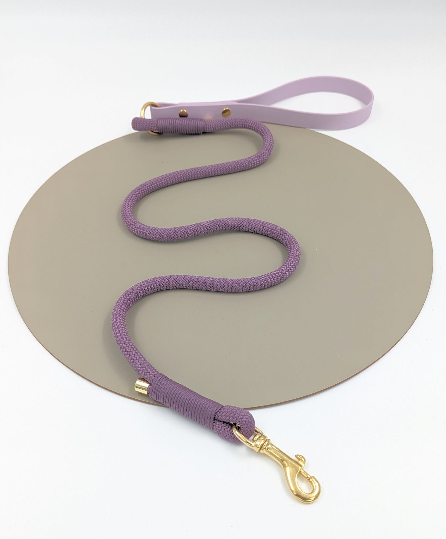 Dog lead in rope and BioThane handmade in Ireland