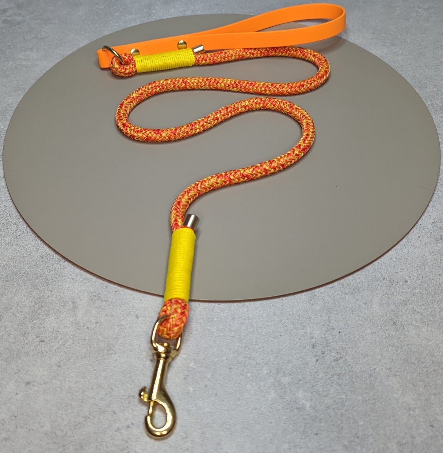 Rope lead with biothane handle - Design your own