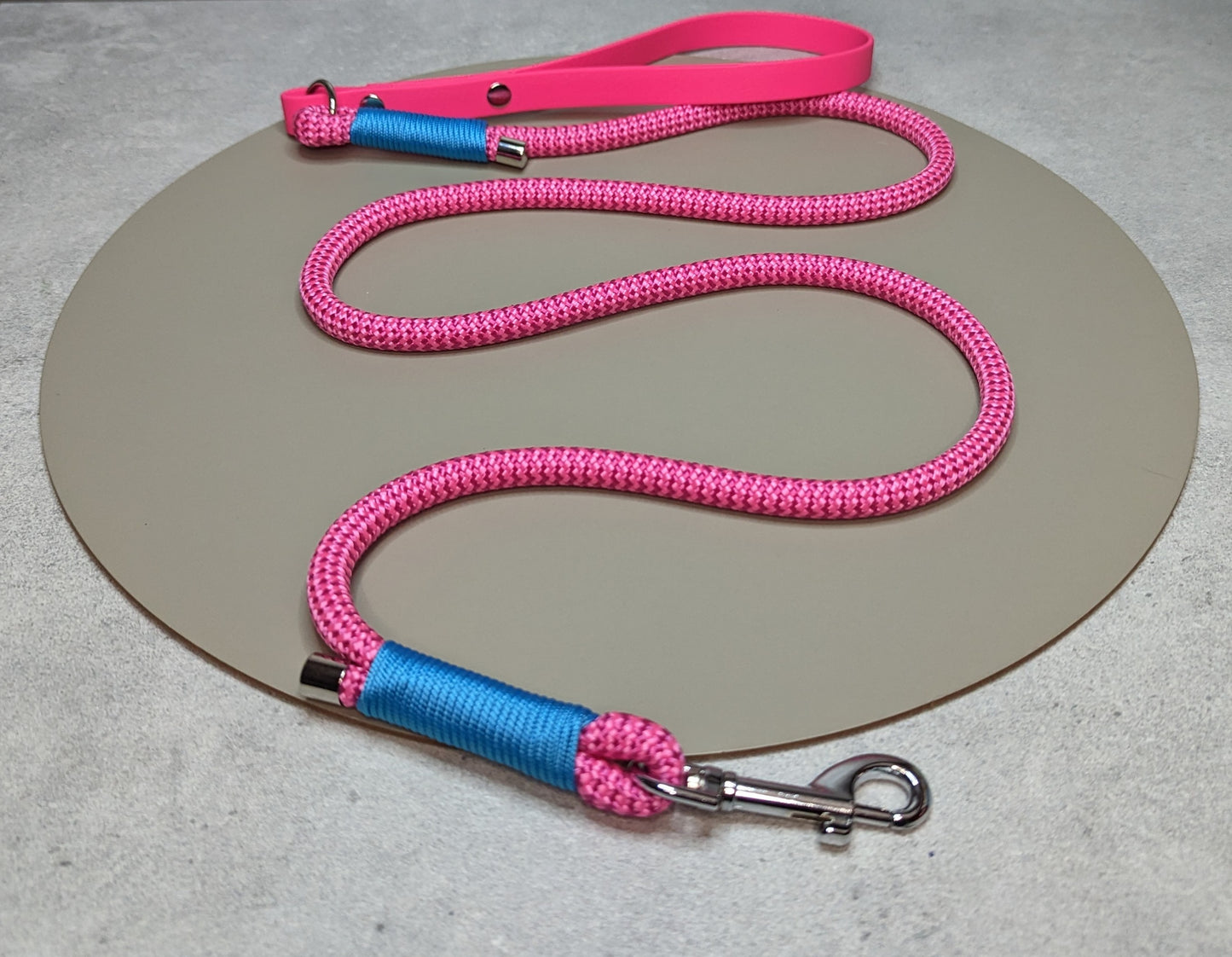 Rope lead with biothane handle - Design your own