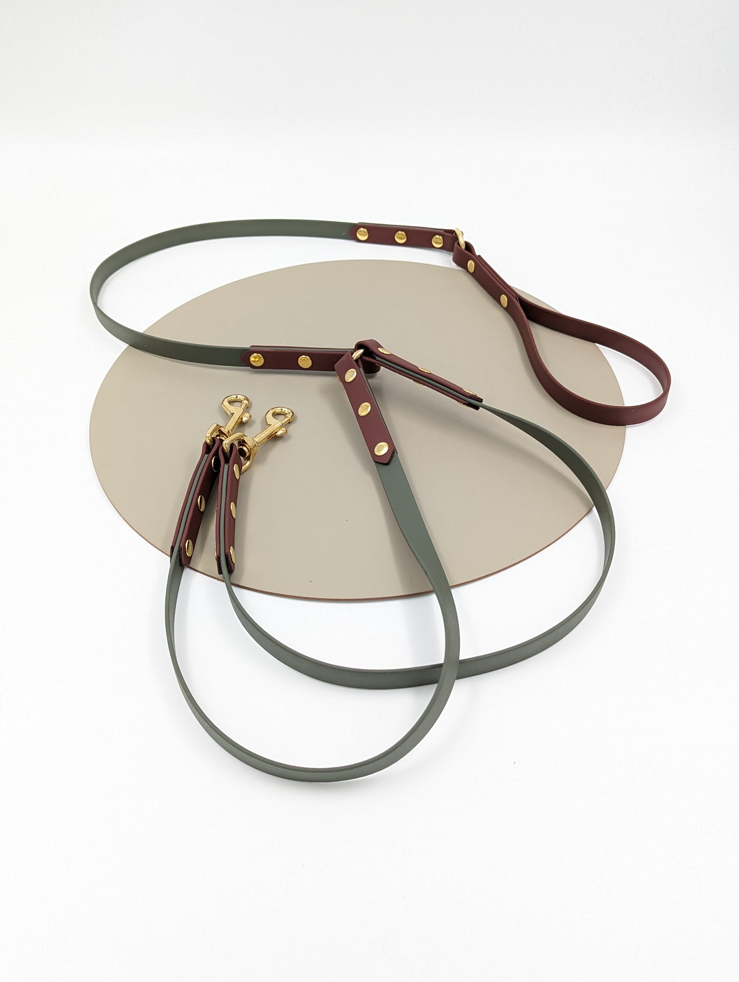 waterproof split lead in biothane made in ireland customizable dog lead leash