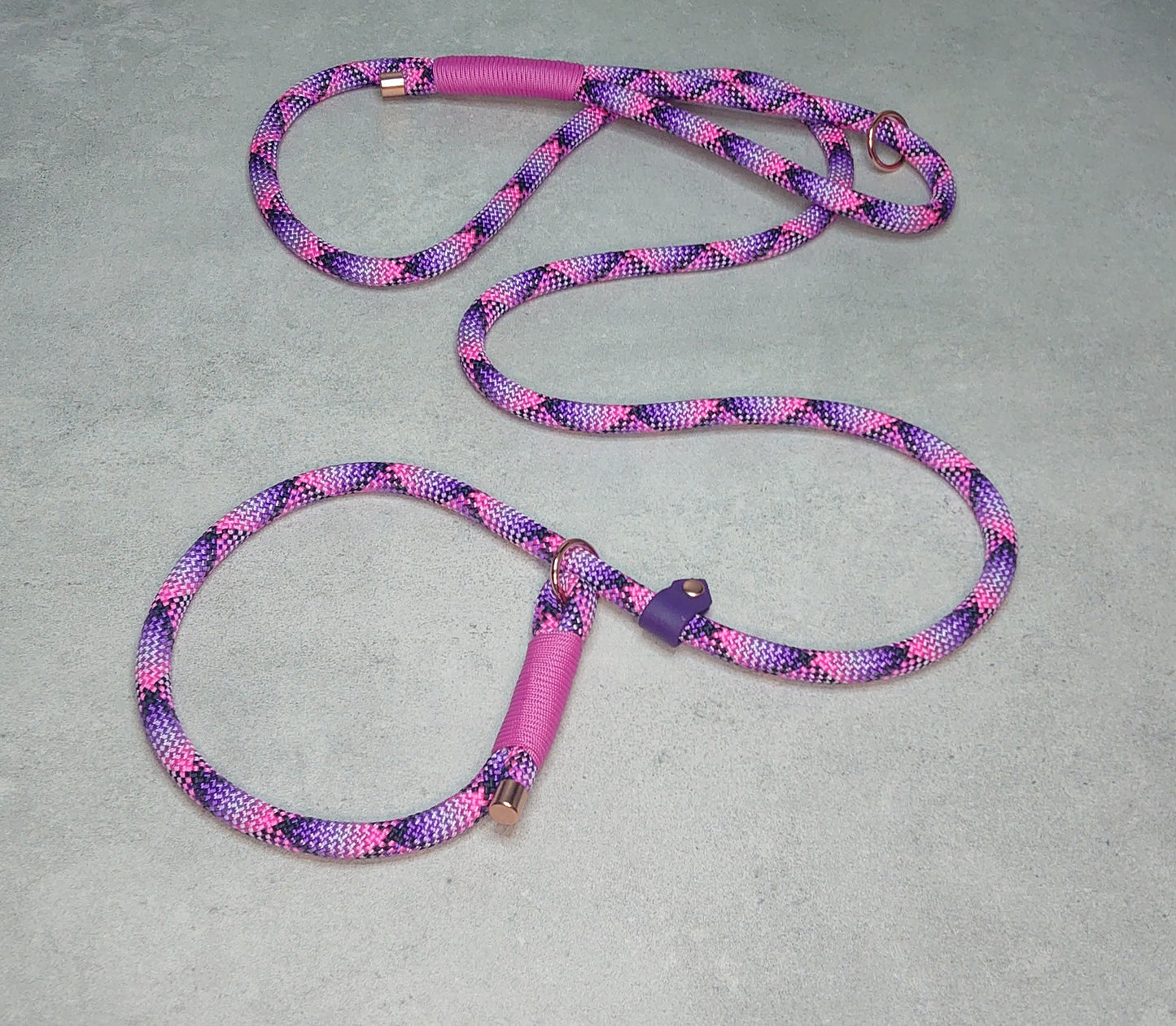 Slip lead with rope handle - Design your own