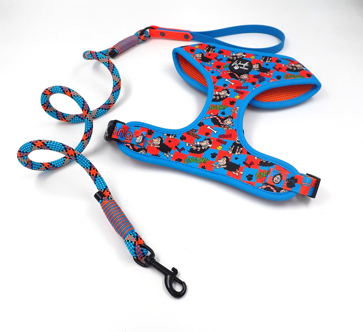 Official Beano Gnasher Dog Harness | Woodle Designs | Ireland & UK