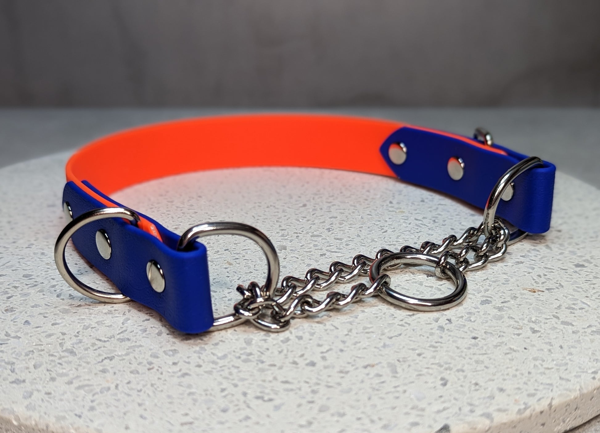 BioThane marttingale collar handmade in ireland 