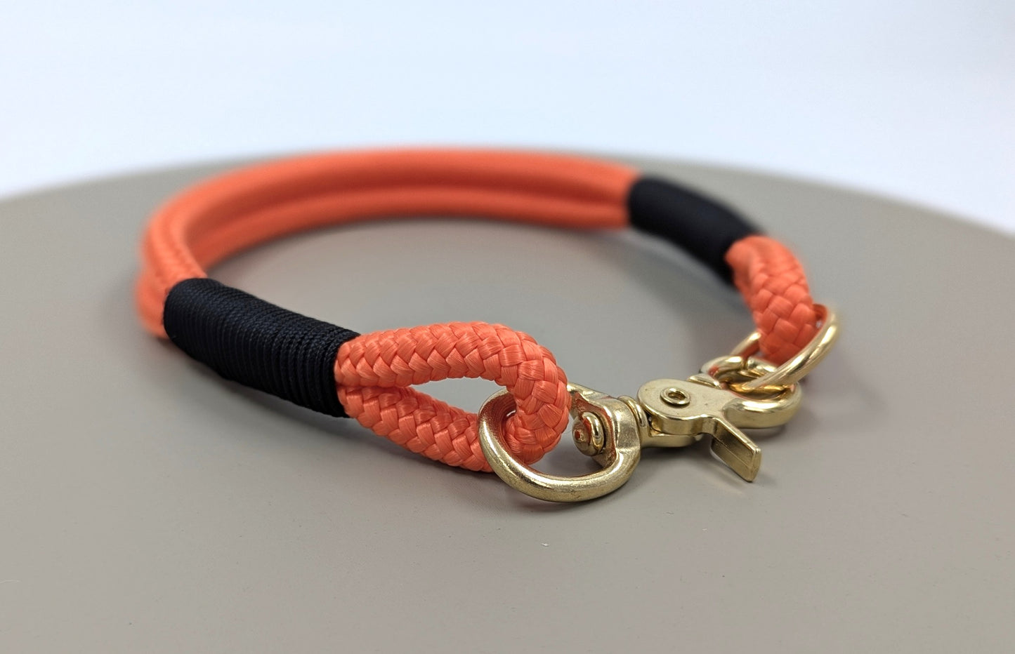 Custom Double Rope ID & Tag Collar | Woodle Designs | Ireland and Worldwide handmade