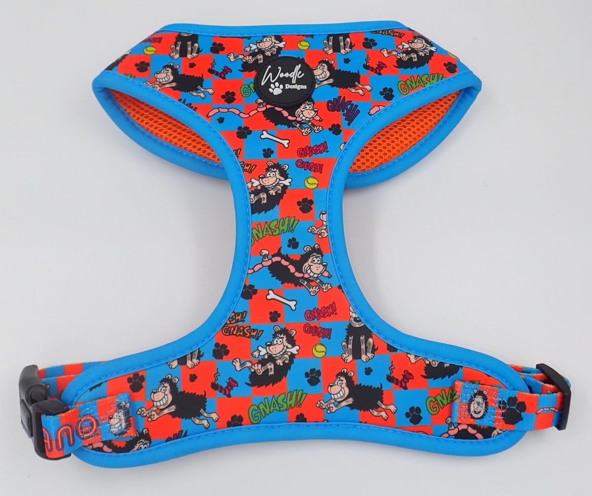 Official Beano Gnasher Dog Harness | Woodle Designs | Ireland & UK