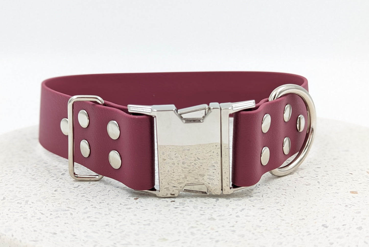 BioThane collar with quick release buckle 38 mm - Design your own