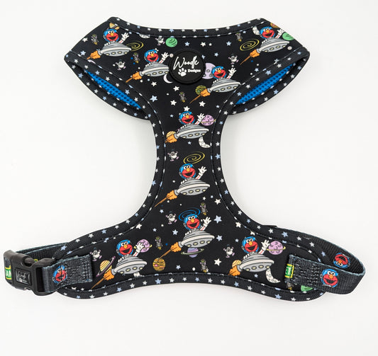 Elmo in space Sesame Street x Woodle official dog harness