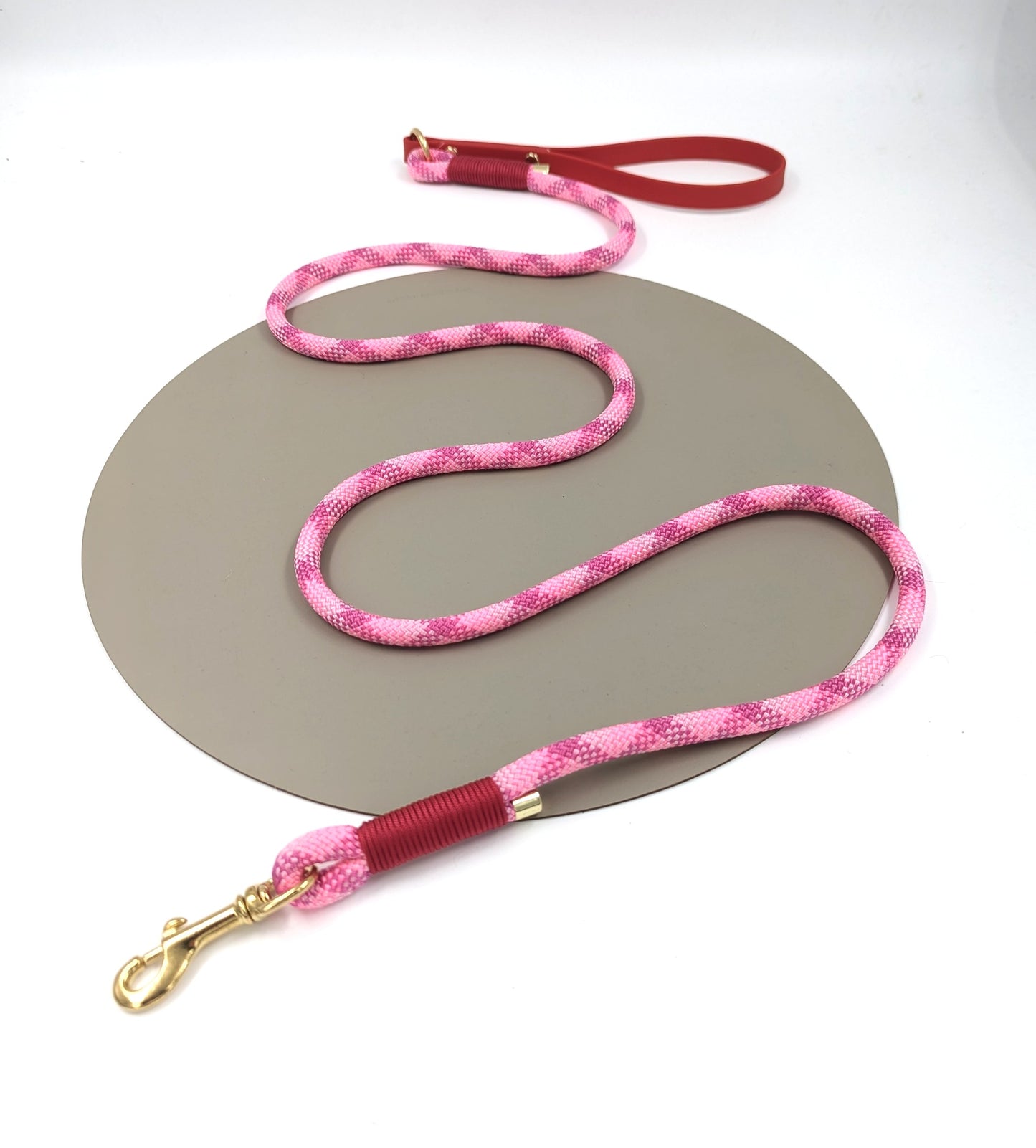 Custom Rope Dog Lead with BioThane Handle | Design Your Own Leash | Worldwide