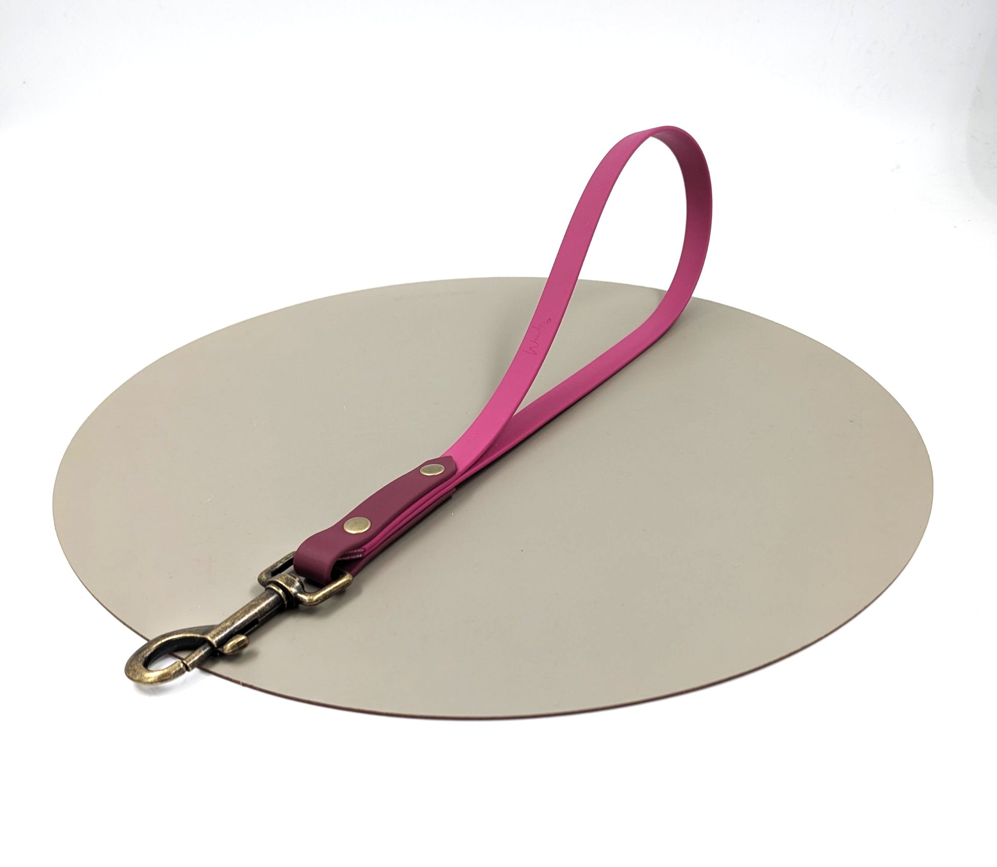Custom BioThane traffic lead waterproof short dog leash Ireland worldwide handmade
