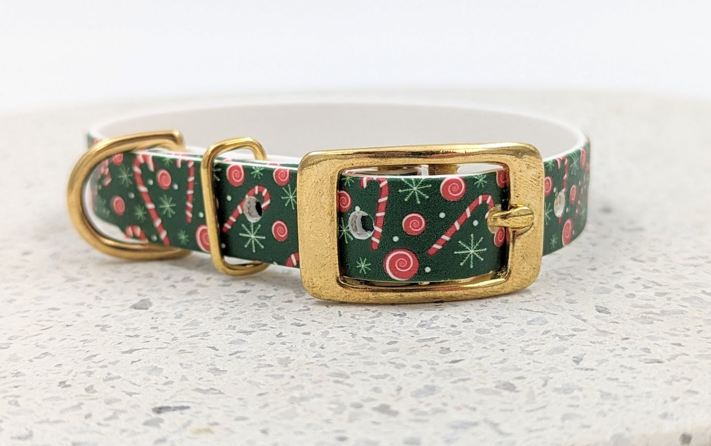 UV printed Biothane dog collar made in Ireland worldwide shipping easy clean custom