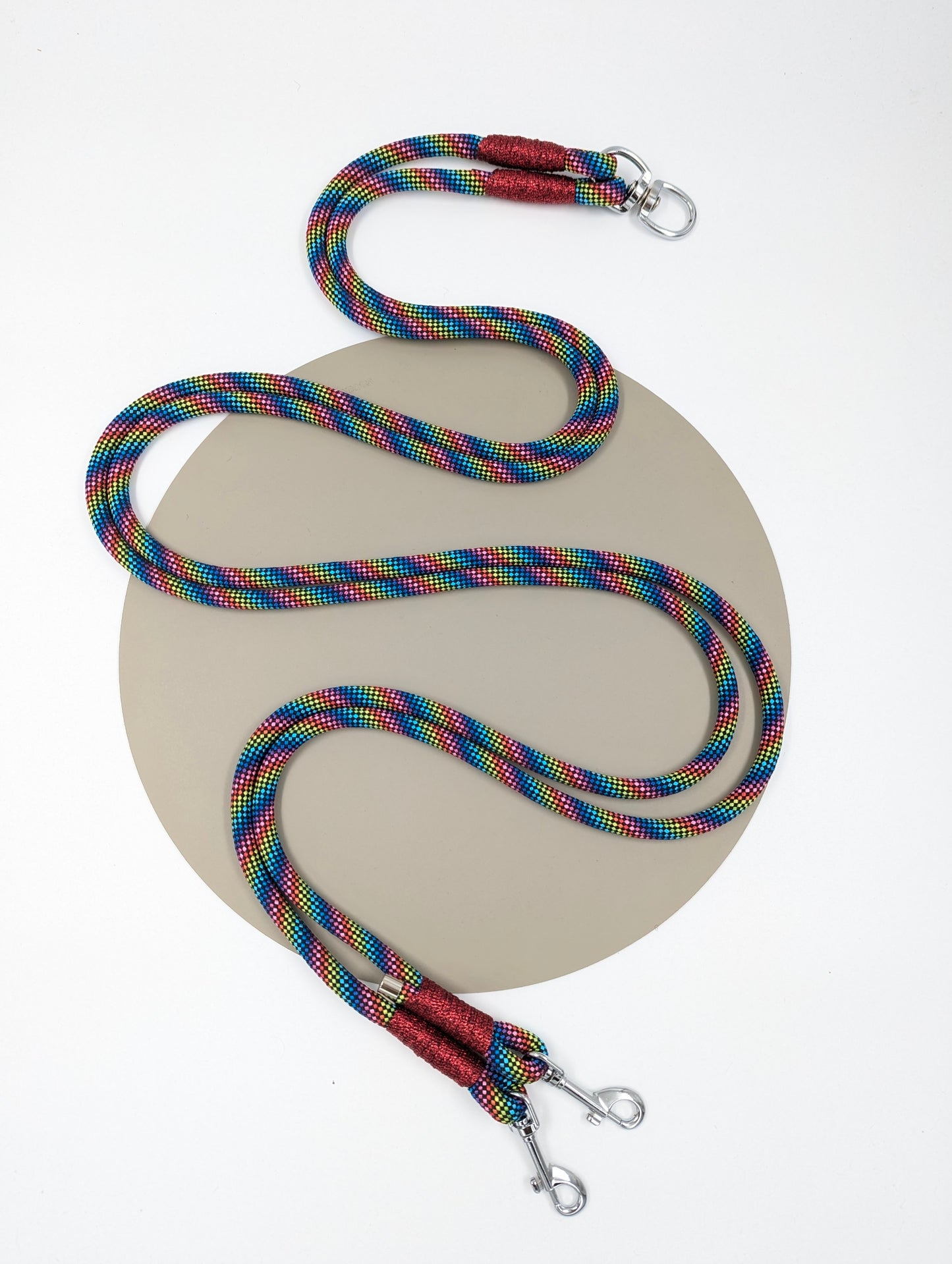dog rope splitter handmade for walking two dogs at the same time 
