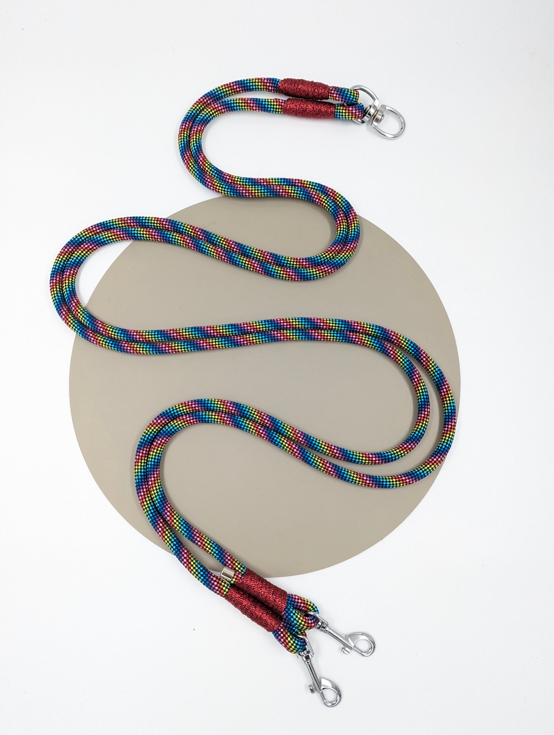 dog rope splitter handmade for walking two dogs at the same time 