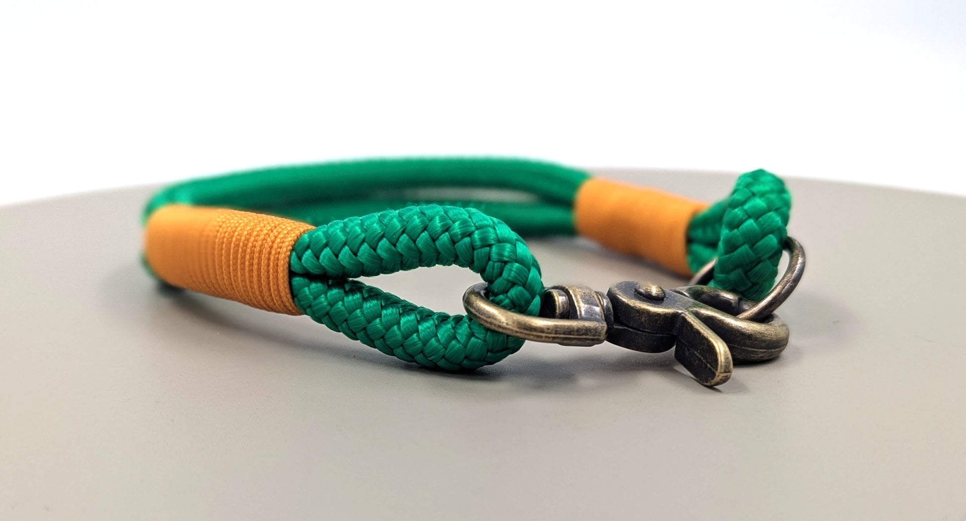 Custom Double Rope ID & Tag Collar | Woodle Designs | Ireland and Worldwide handmade