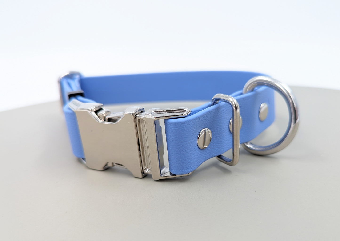 adjustable Biothane dog collar made in Ireland with quick release / side relase buckle