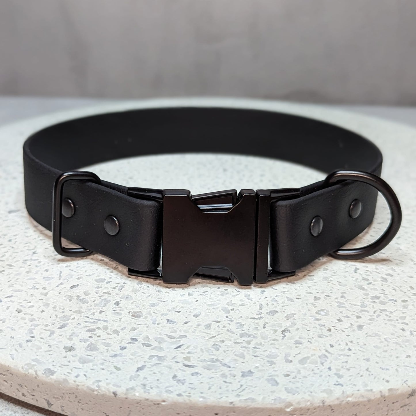 handmade Biothane dog collar made in Ireland 