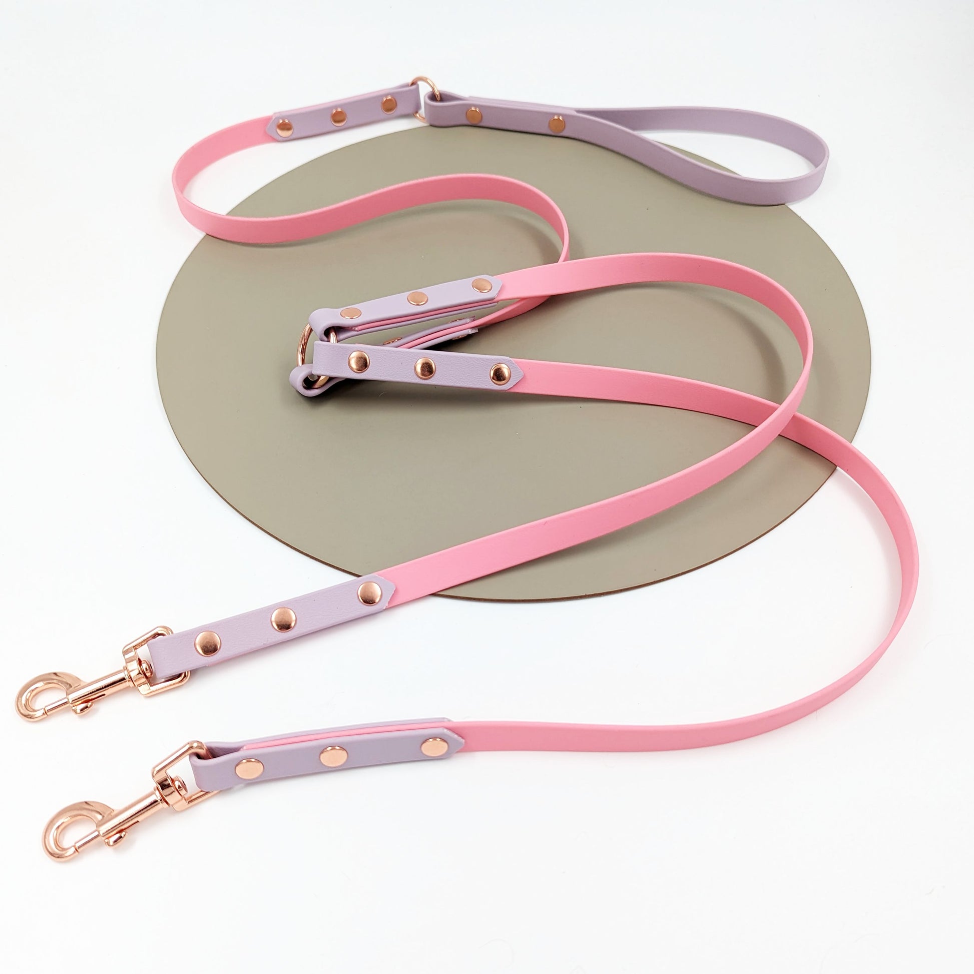 waterproof split lead in biothane handmade in ireland customizable