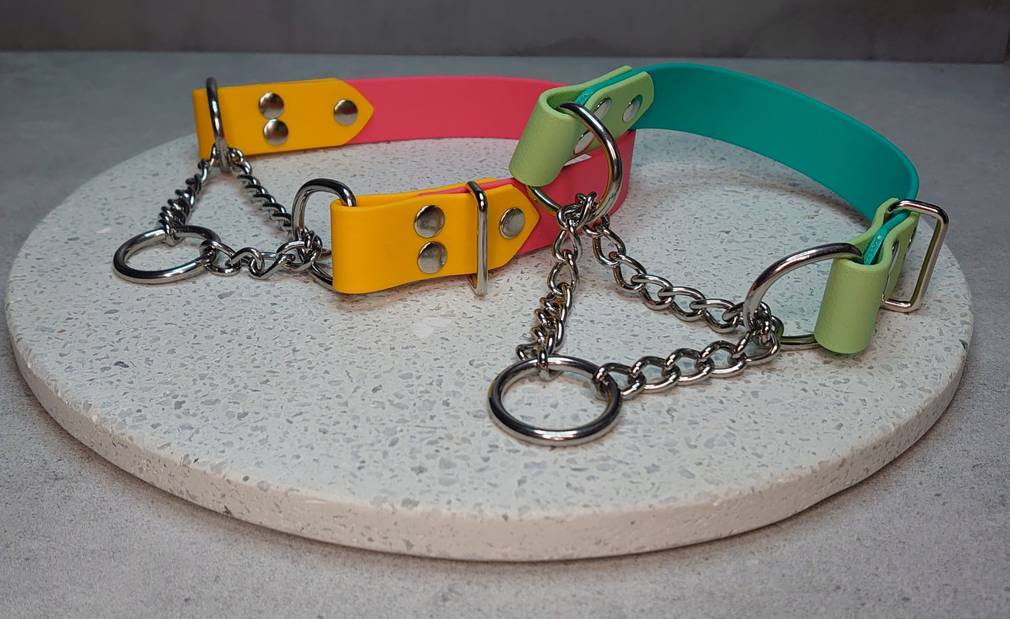 BioThane marttingale collar handmade in ireland 