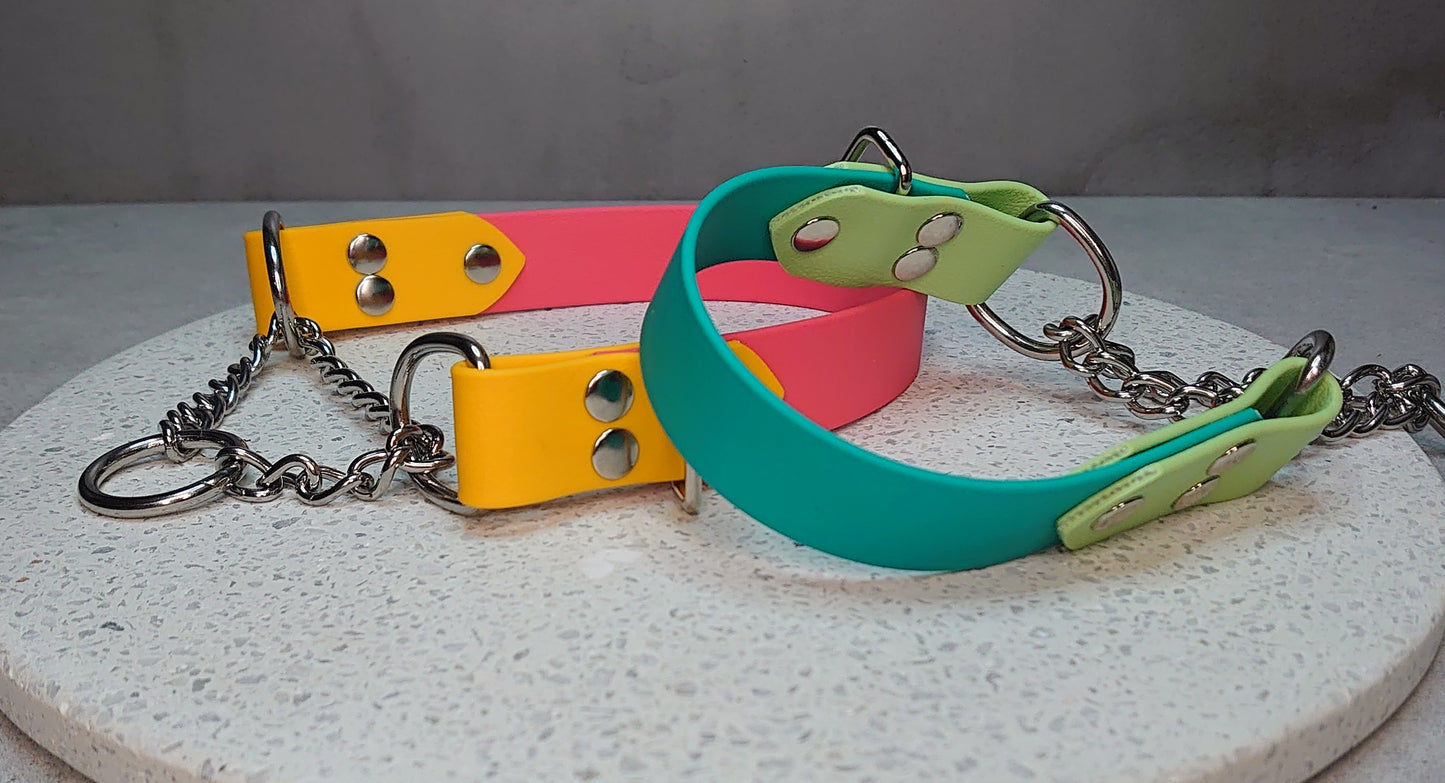 BioThane marttingale collar handmade in ireland 