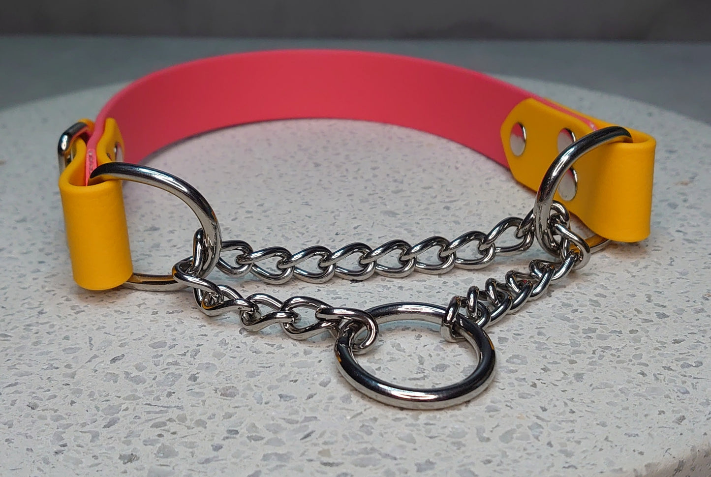 BioThane marttingale collar handmade in ireland 