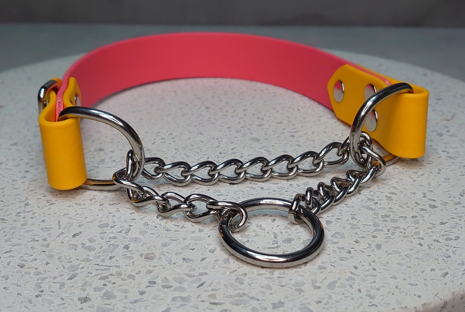 BioThane marttingale collar handmade in ireland 